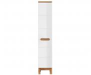 Kúpeľňová vysoká skrinka BALI WHITE 2D